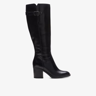 Mascarpone 2 Up Schwarze Lederstiefel