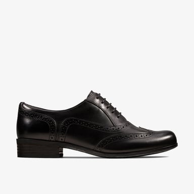 Hamble Oak Schwarze Leder Schuhe