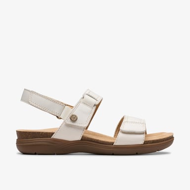 April Clover Off White Kombi Sandalen