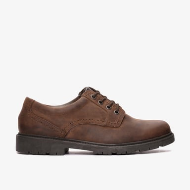 Lane Stride Braune Leder Schuhe