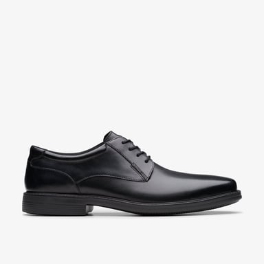 Wendell Lace II Schwarze Lederschuhe