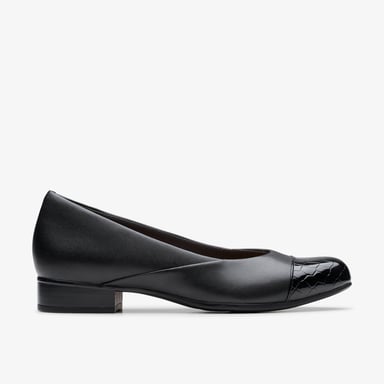 Juliet Rise Schwarze Lederschuhe
