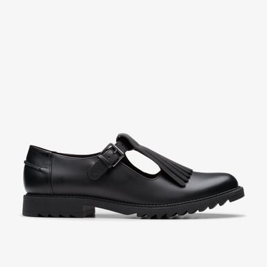 Griffin Mia2 Schwarze Lederschuhe
