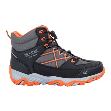 Regatta - Kinder Wanderstiefel "Samaris III" (Schwarz/Leuchtend Orange)