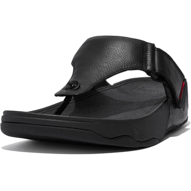 Fitflop Trakk II Leder Herren Sandalen komplett schwarz