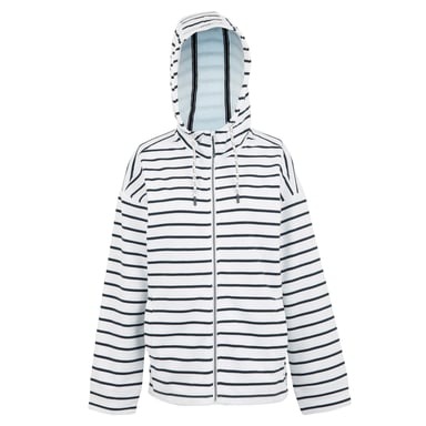 Regatta - "Bayletta II" Hoodie mit durchgehendem Reißverschluss für Damen (Weiß/Marineblau)
