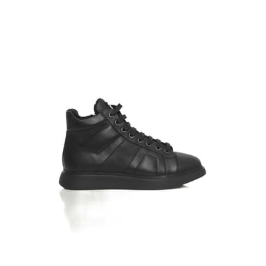 Herren Leder High-Top Sneakers