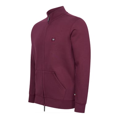Fleece Zip Jack von Cappuccino Italia in der farbe Rot und in größe XXL.
