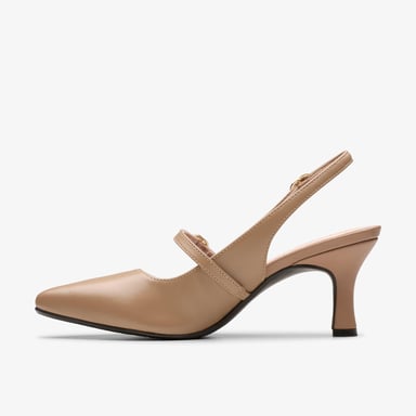 Kataleyna Ruby Warm Beige Leder Schuhe