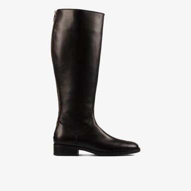 Pure Ride schwarze Lederstiefel