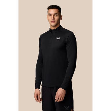 Castore Adapt Training 1/4-Zip-Top aus Polyester, Herren - Schwarz
