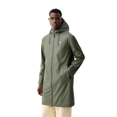 Hunter Andrea PU Regenmantel Unisex Erwachsene Grüner Regenmantel