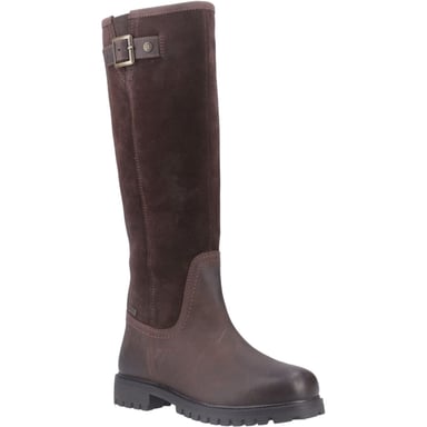 Hunter Canna Hohe Leder Damenbraun Stiefel