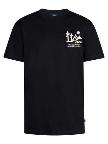 Petrol Industries - Rückenprint T-Shirt Tetons  Jungen -  Schwarz