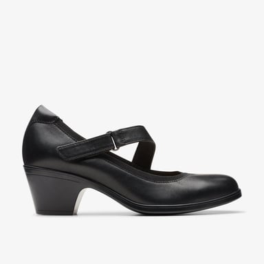 Emily2 Mabel schwarze Lederstiefel