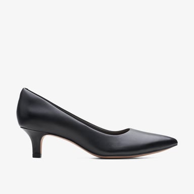 Shondrah Jade schwarze Leder Schuhe