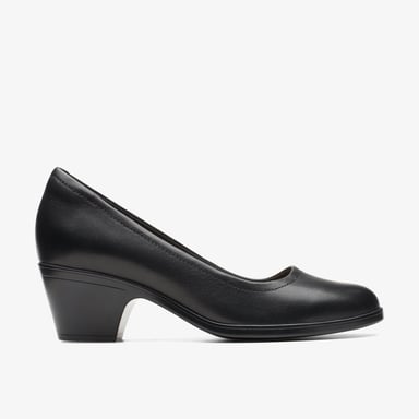 Emily2 Rubin Schwarze Lederschuhe