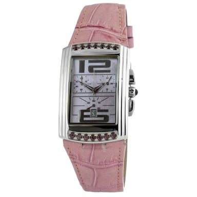 Chronotech Ct7018b02 Pink Lederuhr