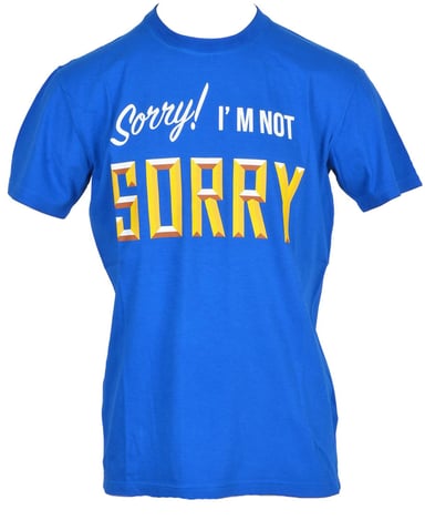 Entschuldigung Grafik T-Shirt