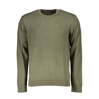 Crew Neck Pullover Olivgrün