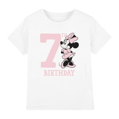 Disney - T-Shirt für Kinder - 7. Geburtstag (Weiß)