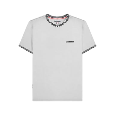 Lambretta - T-Shirt für Herren, Ringer-Stil (Weiß)