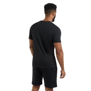 Umbro - T-Shirt für Herren (Schwarz/Burgfelsen)