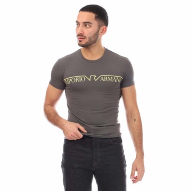 Emporio Armani - T-Shirt Rundhalsausschnitt für Herren (Grau)
