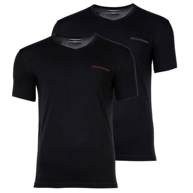Emporio Armani - T-Shirt für Herren(2er-Pack) (Schwarz)
