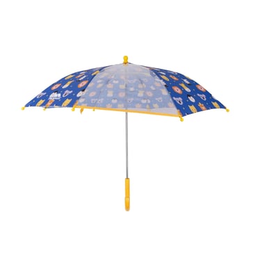 Trespass - Kinder "Drizzle" Tierprint Stockschirm (Blau/Gelb/Bunt)
