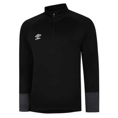 Umbro - "Total Training" Trainingsjacke für Herren (Schwarz/Weiß/Kohlen-Schwarz)
