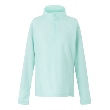 Regatta Great Outdoors Damen Fleece-Top Montes mit 1/4-Reißverschluss (Eisiges Morgenblau/Weiß)
