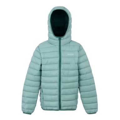 Regatta - "Marizion" Steppjacke mit Kapuze für Kinder (Grüner Dunst/Fichtengrün)