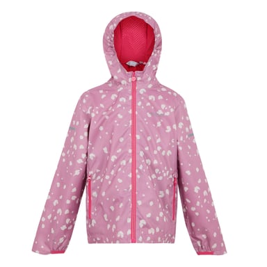 Regatta - "Lever II" Jacke, wasserfest für Kinder (Lila/Helles Vanillegelb/Beaujolais-Rot)
