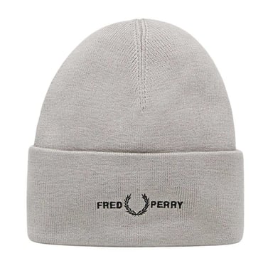 Fred Perry - Mütze für Herren/Damen Unisex, Logo (Betongrau)