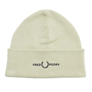 Fred Perry - Mütze für Herren/Damen Unisex, Logo (Auster-Grau)
