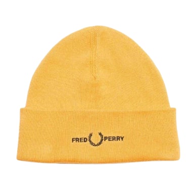 Fred Perry - Mütze für Herren/Damen Unisex, Logo (Golden)