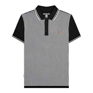 Lambretta - "SS24" Poloshirt für Herren (Schwarz/Weiß)
