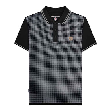 Lambretta - "SS24" Poloshirt für Herren (Schwarz/Eisen)