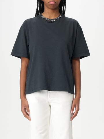 Kristallverziertes Lässiges T-Shirt