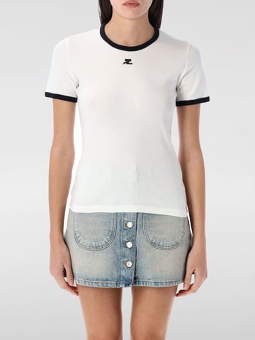 Slim Fit T-Shirt mit kurzem Arm und Rundhalsausschnitt