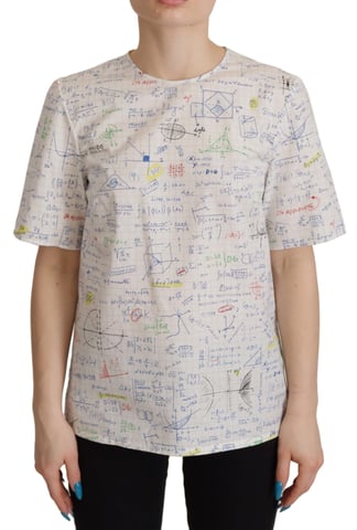 Dolce Gabbana Math Print T-Shirt