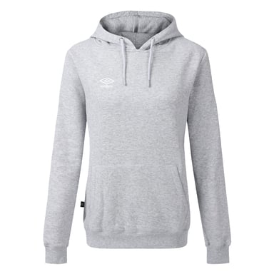 Umbro - "Club Leisure" Kapuzenpullover für Damen (Dunkelgrau Marl/Weiß)