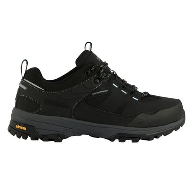Regatta - "Regen" Wanderschuhe für Damen, niedrig geschnitten (Schwarz/Aquablau)