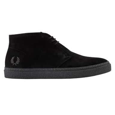 Fred Perry - "Hawley" Wanderschuhe für Herren/Damen Unisex, Wildleder, niedrig geschnitten (Schwarz)