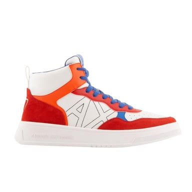 Armani Exchange - Sneaker für Herren (Weiß/Rot/Orange)