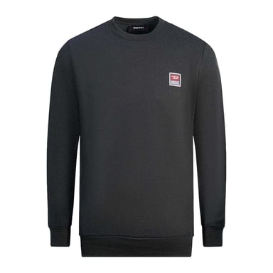 Diesel - Sweatshirt für Herren, Logo (Schwarz)