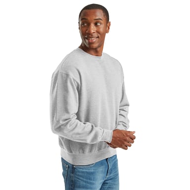 Fruit of the Loom - "Supercotton" Sweatshirt für Herren/Damen Unisex (Athletisches Grau)