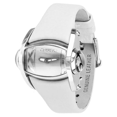 Chronotech Ct7681m09ac Weiße Lederuhr