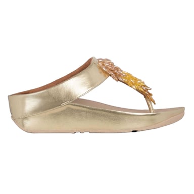 Fit Flop - Damen Sandalen "Rumba", Ombre, Zehentrenner (Golden)